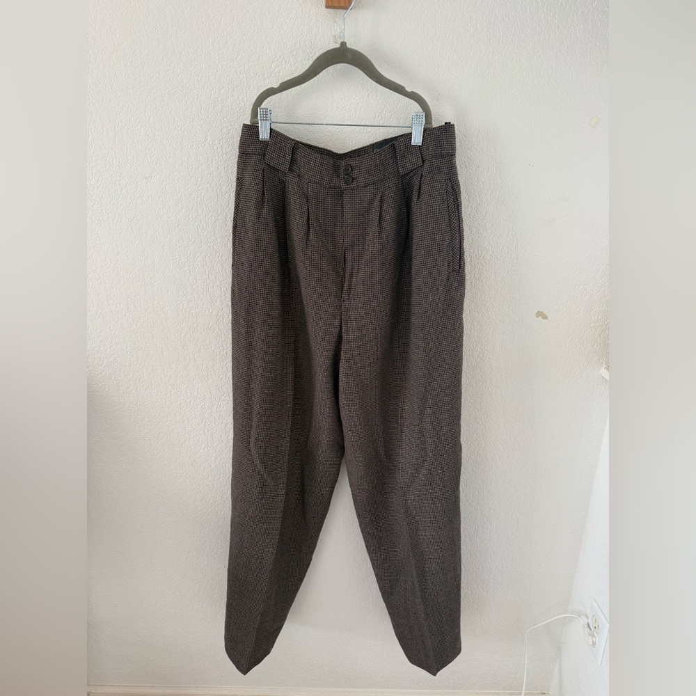 Vintage Wool Brown Pants